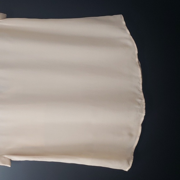 ❌SOLD❌Joie Silk V-Neck Lightest Pink Sand Blouse - Picture 10 of 12